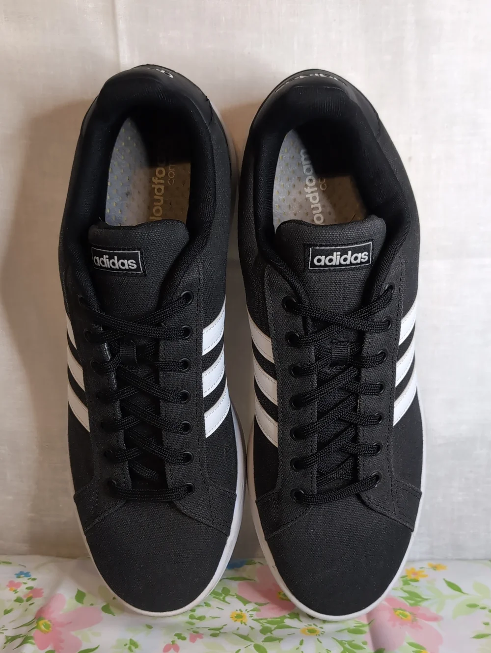 adidas neo Grand Court 'Grey Black' sneakers mens 14